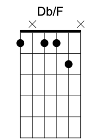 Db/F chord image 1